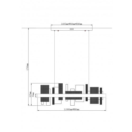 Подвесной светильник Wertmark LOTTA WE461.03.023