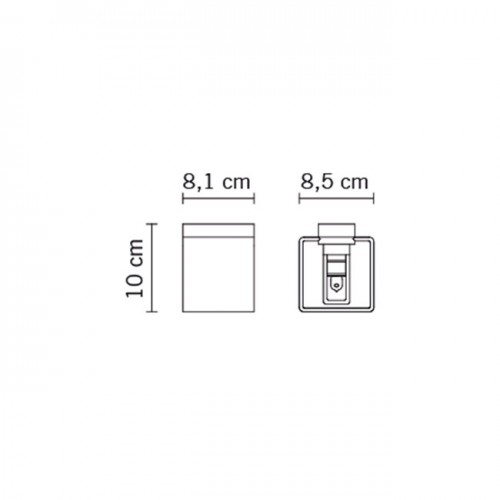 Бра Fabbian Bijou Quadra D75D1515