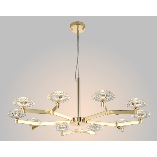 Люстра Crystal Lux REBECA SP10 GOLD