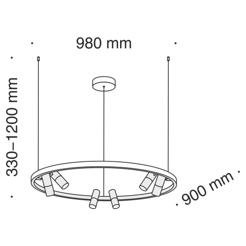 Подвесной светильник Satellite MOD102PL-L42B