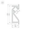 Профиль SL-BEVEL-2000 ANOD Arlight