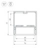 Профиль SL-LINE-7477-2000 BLACK Arlight 029939