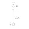 Подвесной светильник  Zumaline ROCK P0488-01F-U8AC