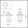 Уличный настенный светильник Odeon Light Mito 4047/1W