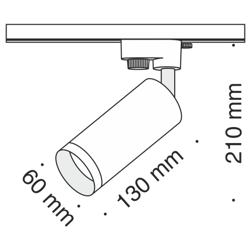 Трековый светильник Maytoni  Track lamps TR004-1-GU10-MG