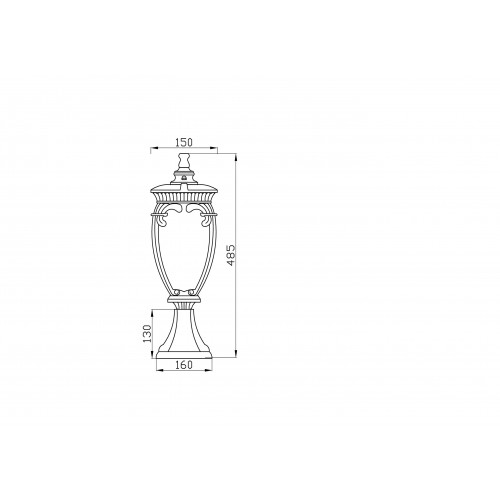 Ландшафтный светильник Maytoni Outdoor  Fleur O414FL-01GB