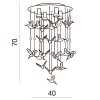 Люстра потолочная Azzardo Birds AZ2449