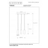 Подвесной светильник Lucide TUBULE 24401/21/30