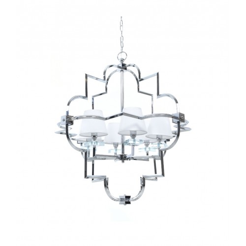 Подвесная люстра Lumina Deco Baltimore LDP 8020-6 CHR+WT