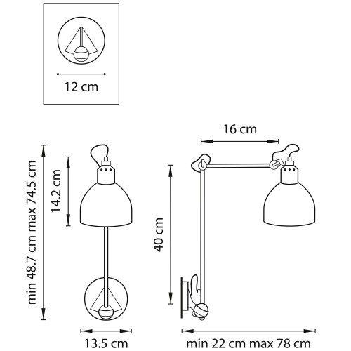 Бра Lightstar Loft 865614