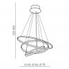 Люстра подвесная Azzardo Wheel 3 Dimm AZ2989