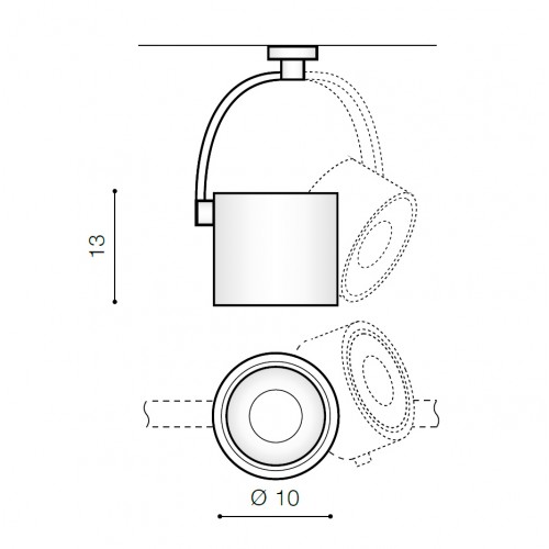 Светильник накладной Azzardo Costa Arm 12W AZ2702