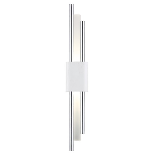 Бра Crystal Lux CARTA AP6W LED WHITE/CHROME