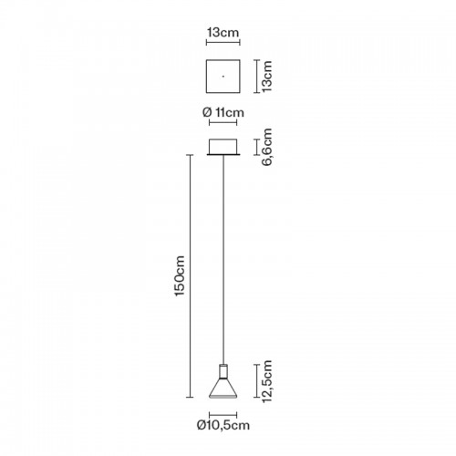 Подвесной светильник Fabbian Multispot F32A4600