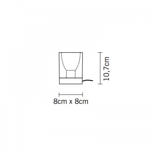 Настольная лампа Fabbian Cubetto D28B0302