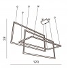 Светильник подвесной Azzardo Metric AZ2915