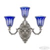 Бра Bohemia Ivele Crystal Verona 7214B12/2+1/210 Ni P2 U Clear-Blue/H-1H