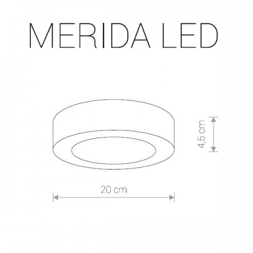 Cветильник уличный потолочный MERIDA LED 9514