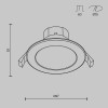 Встраиваемый светильник Stockton 7W DL015-6-L7W