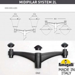 Консоль для паркового фонаря Fumagalli консоль MIDIPILAR 000.000.A20.A0