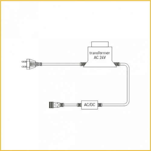 Блок питания Teamprof TPF-220AC/DC24-60W-W