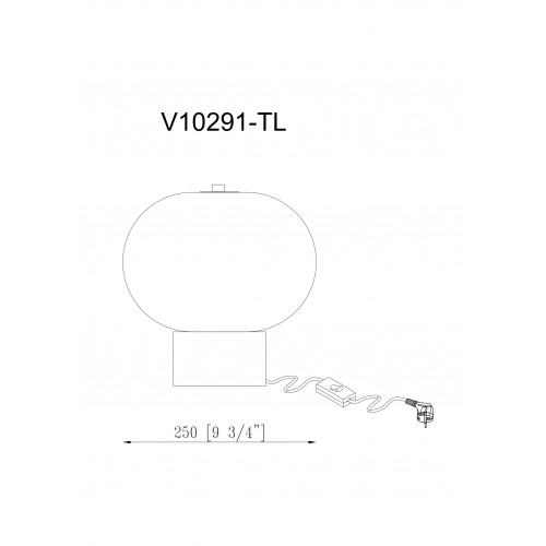 Настольная лампа Moderli V10291-TL