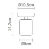 Потолочный светильник Fabbian Tube D84E0501