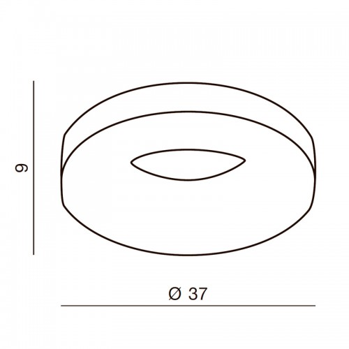 Накладной светильник  Azzardo Ring LED AZ2945