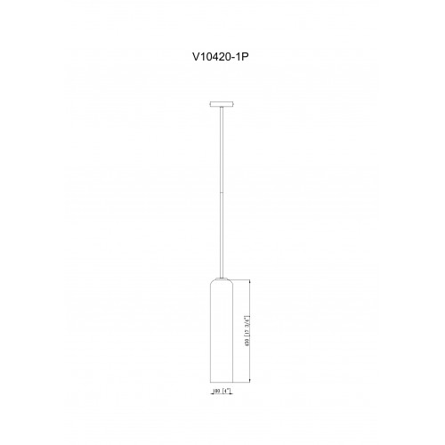 Светильник подвесной Moderli V10420-1P