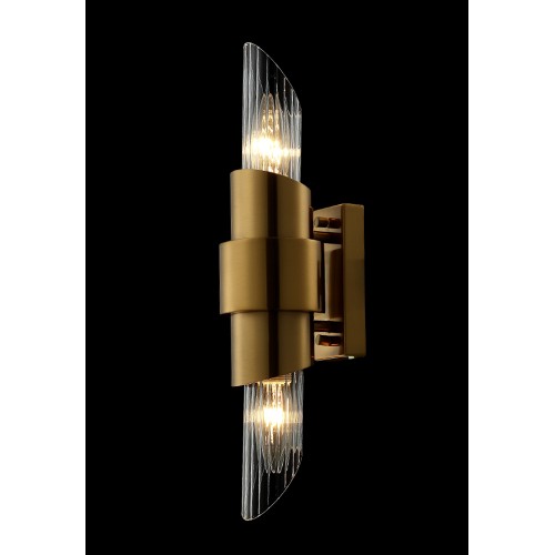 Бра Crystal Lux JUSTO JUSTO AP2 BRASS