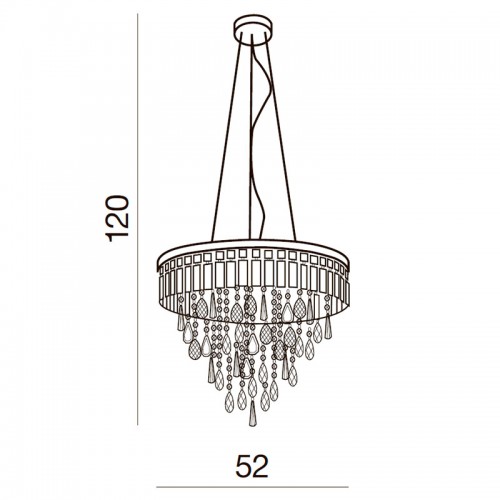 Люстра Azzardo Kalabria XL AZ2926