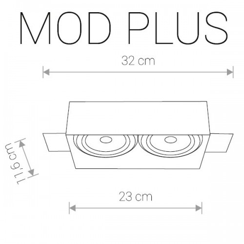 Встраиваемый светильник MOD PLUS 9407