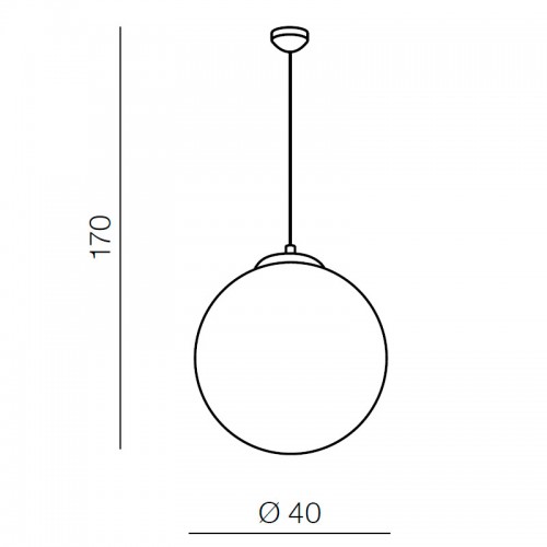 Люстра подвесная Azzardo White ball 40 AZ1328