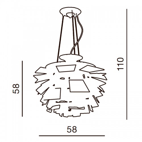 Люстра подвесная Azzardo Flower AZ0097