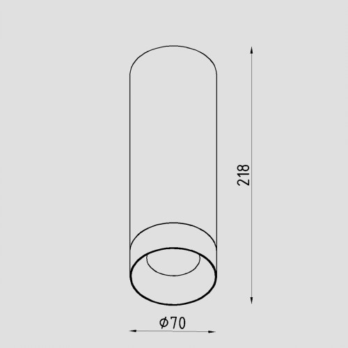 Светильник накладной Lighttech Tubus 12W LTZ07009