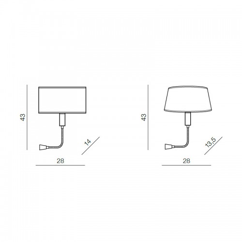 Бра Azzardo Amadeo lambody LED AZ2418