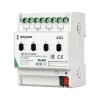 INTELLIGENT ARLIGHT Релейный модуль KNX-704-SW20-DIN (BUS, 4x20A) (Arlight)