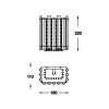 Бра Zumaline VENTUS W0465-01B-B5AC