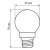 Светодиодная лампа Feron E27 5W 2700K 25581