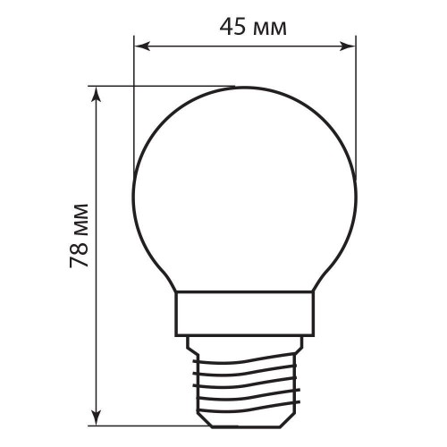 Светодиодная лампа Feron E27 5W 2700K 25581