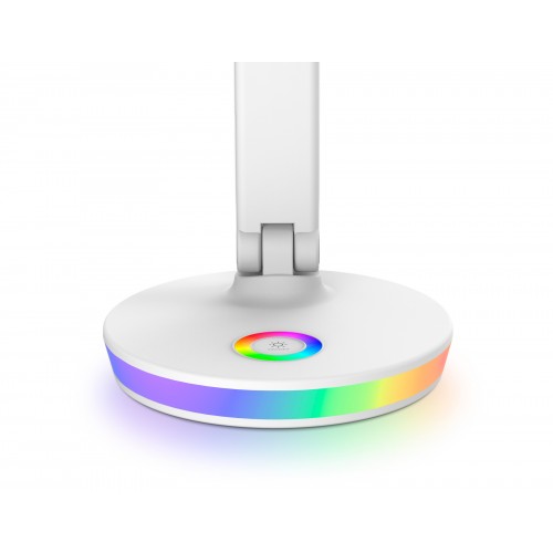 Светодиодная настольная лампа с RGB подсветкой, USB-проводом и регулировкой цвета Ambrella DESK  DE534