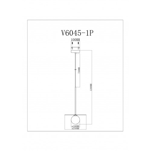 Светильник Moderli V6045-1P