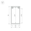 Потолочный короб для блока питания SL-BOX-440 (Arlight, Алюминий)