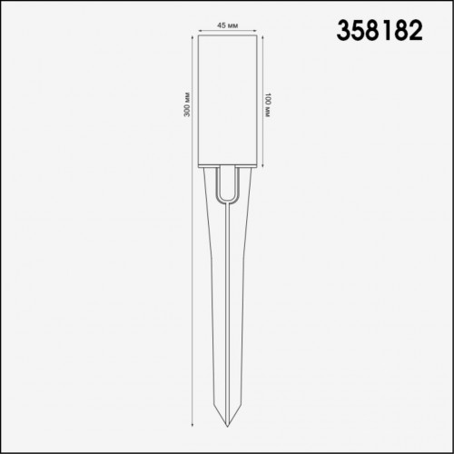 Корпус для модуля (арт. 358180 - 358181) Novotech NOKTA 358182