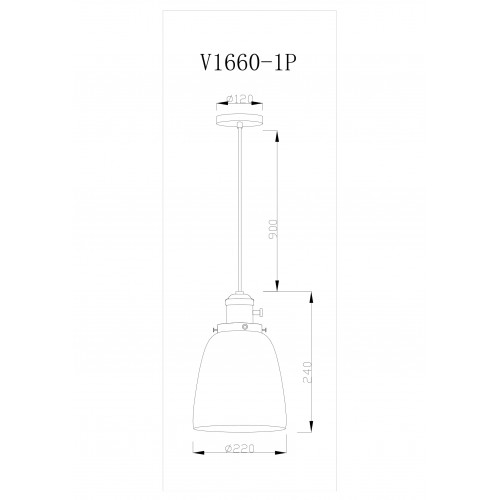 Светильник подвесной Moderli V1660-1P