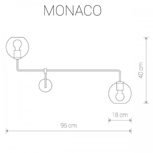 Настенный светильник MONACO 9362