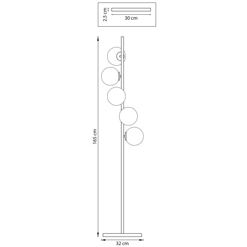 Торшер Lightstar Croco 815757