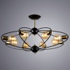 Светильник потолочный Arte Lamp GLASGOW A1963PL-8BK