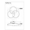Люстра потолочная Moderli Ello V2784-CL