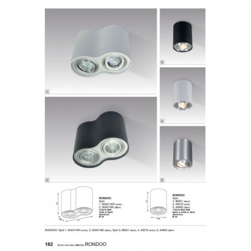 Потолочный светильник Zumaline RONDOO 45519